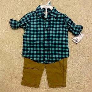 BNWT Sz 6M Baby Boy Carters 2 Piece Set